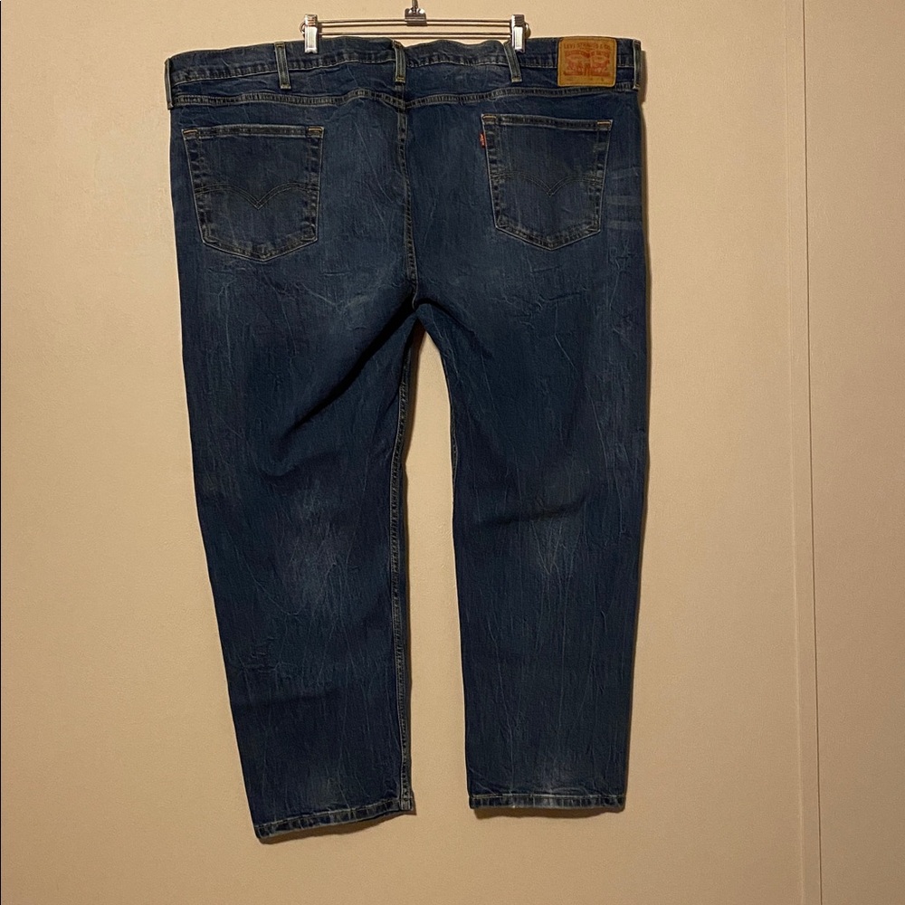 🆕NWOT👖Levi's 502 Dark Blue Relaxed Fit Jeans - Picture 2 of 9